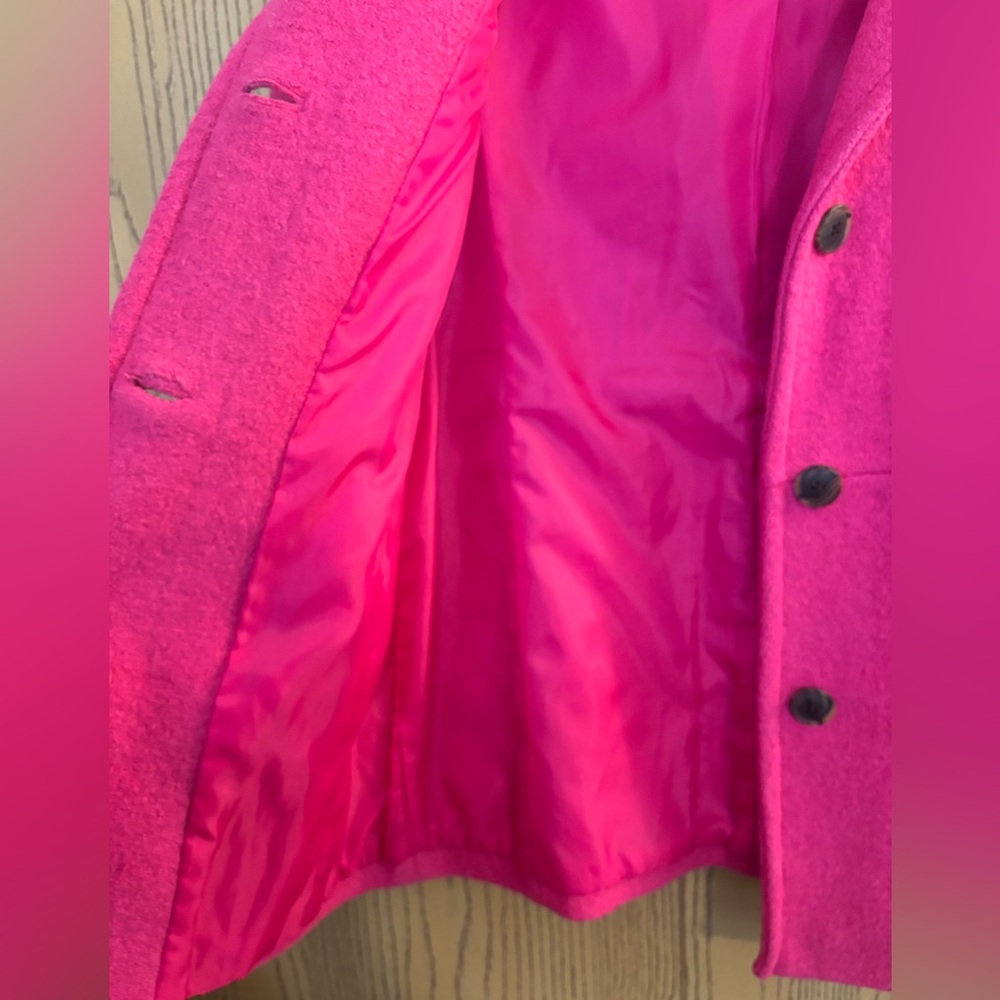 Lands End Wool Blend Spring Coat - Picture 5 of 10